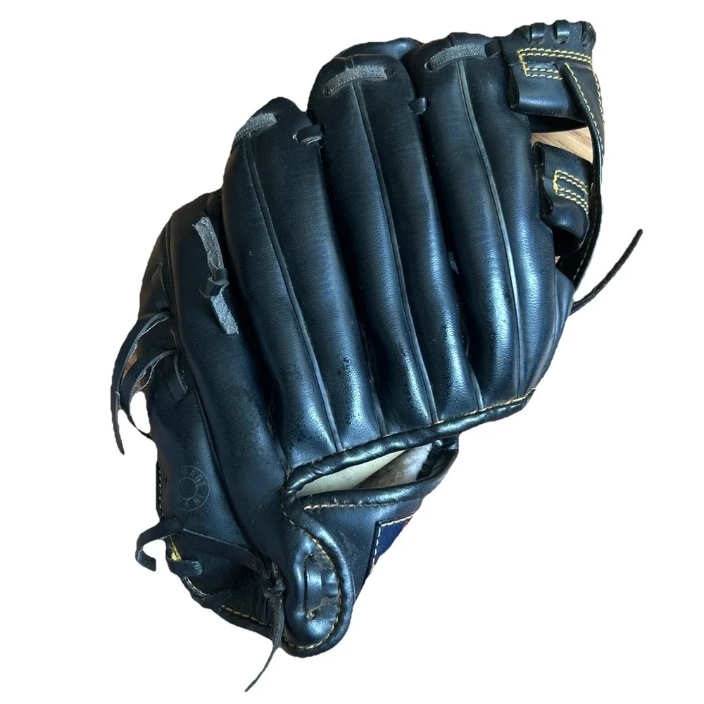 Vintage Youth Offical T Ball USA Glove T-100 RHT Handcrafted Black Size 9.5